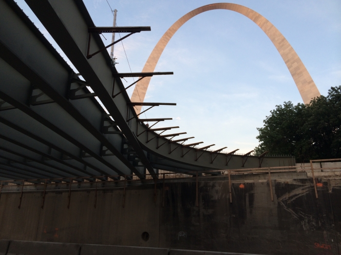 land bridge,beg your pardon land bridge over i-70, st. louis, mo.