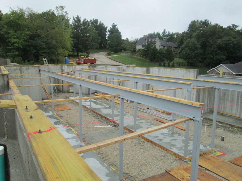Residential home support beams